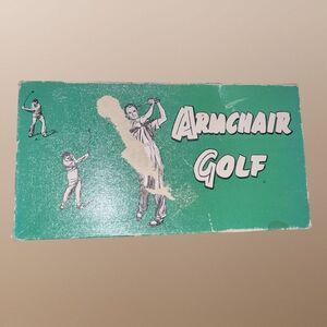 Vintage 1960s ARMCHAIR GOLF Board Game by Armchair Made in MN Extremely Rare!